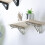 Stainless Steel Folding Angle Bracket Triangle Shelf Heavy Support Adjustable Wall Mounted Stand 10inch 6