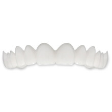1PC Temporary Cosmetic Denture Top Teeth - PU + Polyester, 22x7x13cm