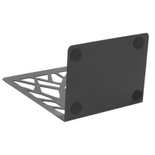 Bücherenden für Schwere Bücher, Bücher Regal Halter Haus Dekorative, Metall BuchstüTzen Schwarz 3 Paar, BuchstüTzen Halter, BuchstüTzen