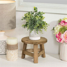 2X Wooden Plant Stand, High Stool Plant Stand Multi-Function Flower Pot Holder, for Gardening Decoration Living Room