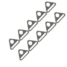 10lots antislipriem tentbevestigingsgespen-32 mm tien