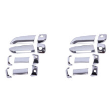 20Pcs/Set Car ABS Chrome Door Handle Bowl Insert Frame Overlay Panel for Hiace 2005-2015 Car Styling