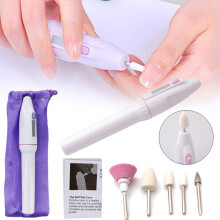 Portable Electric Nail Polisher Set 16.5CM Manicure & Pedicure Kit