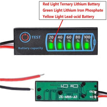 10 Pcs Indicateur de Niveau de Batterie 3S Ternaire Batterie au Lithium Lithium Fer Phosphate Plomb-Acide Capacité de la Batterie Mètre