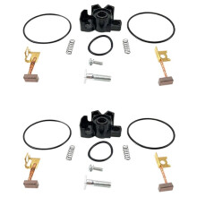 2 PeçA Kit de Reparo da Escova de Carbono Do Motor de Partida da Motocicleta Kit de Reparo da Escova de Carbono para EXC-F FC250