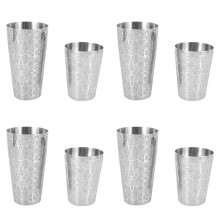 4X Cocktail Shaker Boston Shaker Barra de Ferramentas Engraving Design Boston Cocktail Shaker Tin Set
