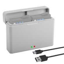 For Osmo Action 3/4 Battery Charger Dock USB Charging Hub for Action 3 Action 4 Action Camera Accessories