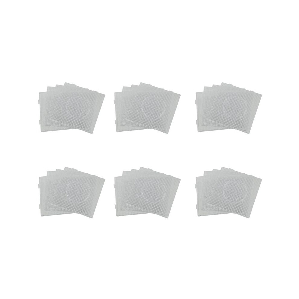 24Pcs Abc Clear 145X145mm Square Large Pegboards Board For Hama Fuse Bead 4762605737236