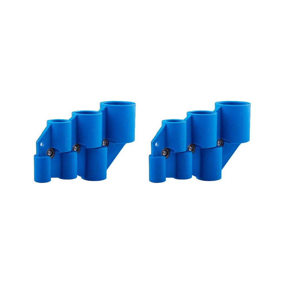 2X Full Size 1/4Inch-1Inch Deburring Pipe And Depth Gauge Tool For Copper, Cpvc, Pex, Pe-Rt, Hdpe Pipe 6031881708512