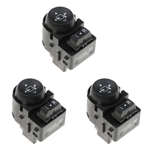 3X New Power Mirror Black Control Button  Fits for  Astra 23301469
