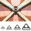 10pack Heavy Type Stainless Steel Triangles Plates-32mm ten 3