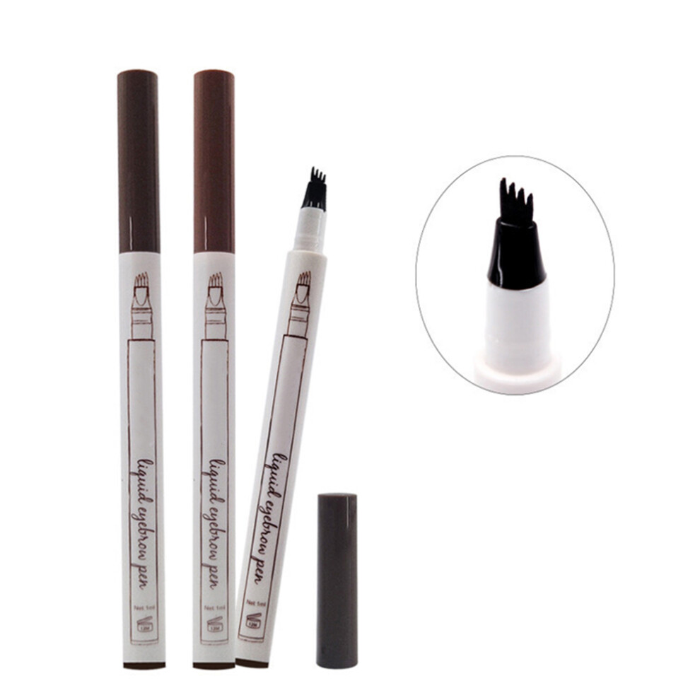Liquid Eyebrow Pencil, Four Fork Design, 1.5g, Long Lasting, Fine Sketch