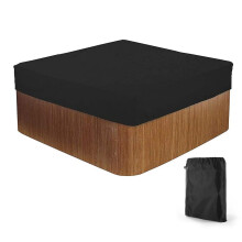 Waterproof Hot Tub Cover 231x231x30cm Heavy Duty Spa Cover for Outdoor Weather Protection and Heat Retention
