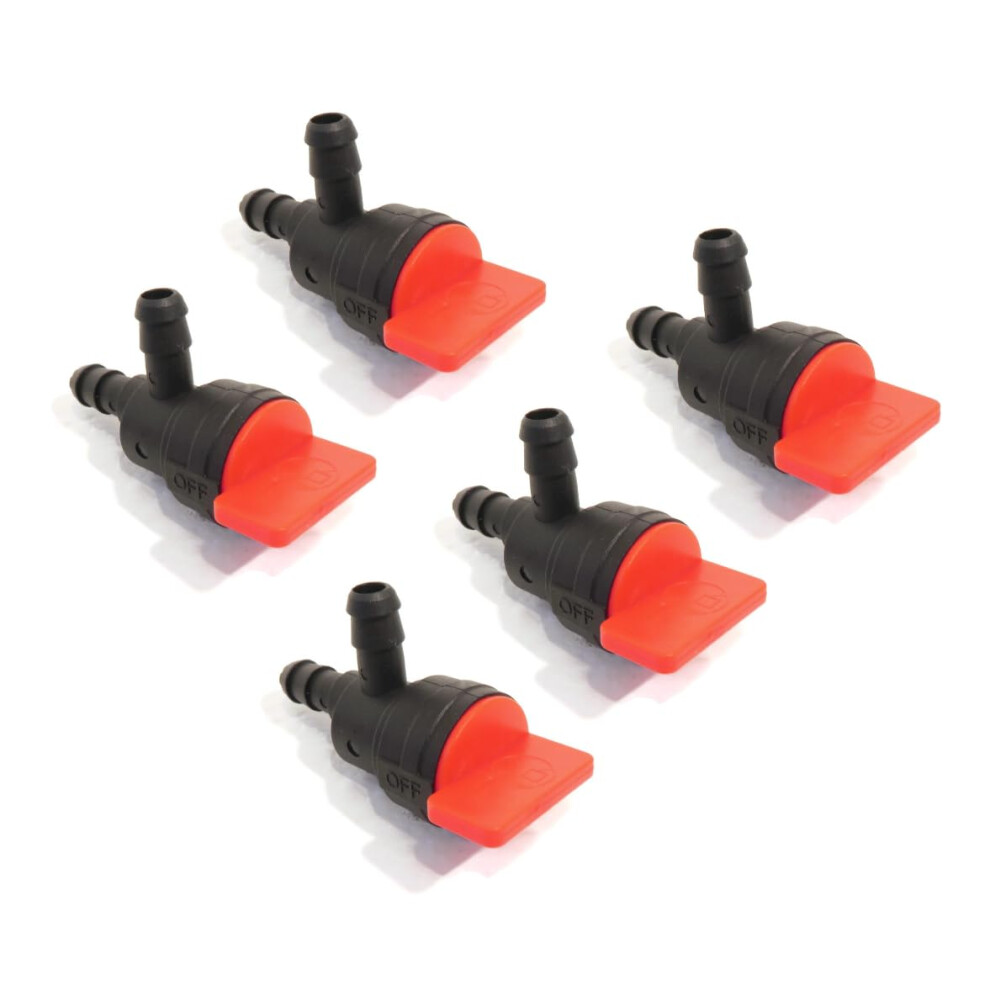 Pack Of 5 1/4 Inch Inline Fuel Shut Off Valve 90 Degree For Tecumseh Small Engines 9092120600537