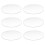 6X Transparent 3mm Thick Mirror Acrylic Round Disc Diameter:85mm 1