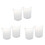 6 Pcs 50 Ml Laboratory Plastic Water Liquid Measuring Cup Transparent 1