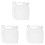 3X 1.5Litre 2 Stroke Fuel Mixing Bottle 1