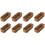 8X Desktop Cutlery Storage Basket Woven Basket Restaurant Tableware Drain Storage Box Tableware Storage Basket, Brown 1