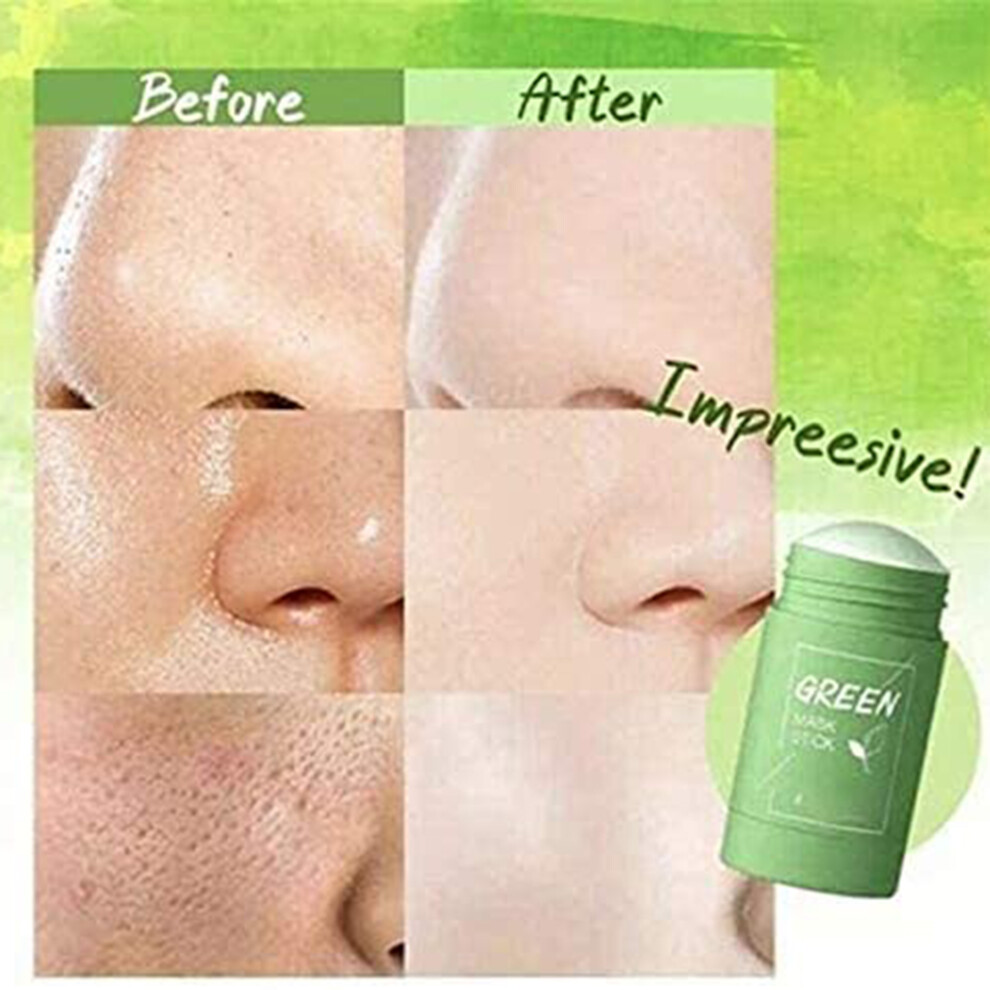Green Tea Purifying Clay Stick Mask 40G Oil Control & Deep Cleanse