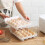 Egg Container for Refrigerator, 40 Grid/2 Layer Egg Holder for Refrigerator, Egg Drawer for Refrigerator, Egg Fresh Box 6