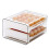 Egg Container for Refrigerator, 40 Grid/2 Layer Egg Holder for Refrigerator, Egg Drawer for Refrigerator, Egg Fresh Box 7