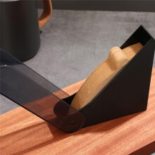 Koffiefilterpapierhouder, Koffiepapierhouder met V01 Koffiefilterpapierdispenser voor Hotelcafébar, Zwart