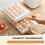 Egg Container for Refrigerator, 40 Grid/2 Layer Egg Holder for Refrigerator, Egg Drawer for Refrigerator, Egg Fresh Box 9