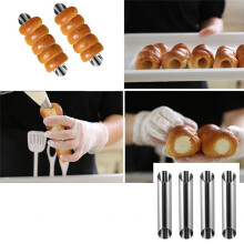 30 PièCes Cannoli Tubes Forms Set Moules à Pâtisserie Danois en Corne de CrèMe AntiadhéSive en Acier Inoxydable pour Rouleau de CrèMe Shell