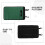 Porte-Couteaux Chef Tissu Vert Roulé Protection Rapide 4