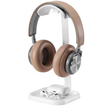 Afneembare Hoofdtelefoonhouder, Headsetstandaard, Bureau-Opbergrek voor Alle Hoofdtelefoons voor Computergaming, Wit
