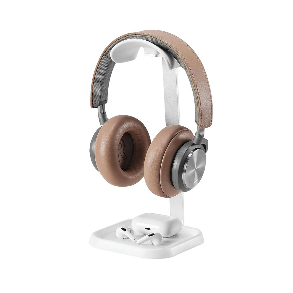 Earphone Holder Detachable Headset Stand Desktop Storage Rack For All Headphones For Computer Gaming White 4711174074457