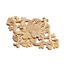 21 X 15 cm Holz Geschnitzt Unlackiert Onlay Applique Möbel Haus Dekor, 12 StÜCke