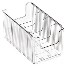 Adjustable Foldable Storage Bins Drawer Organizers Clear Drawer Organizers for Bedroom, Kitchen, Office