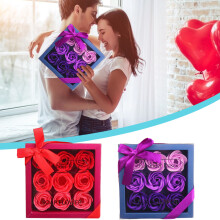Blumiges Rosenblütenblatt-formiges Badeöl-Geschenkset 14,5 cm, 100 g