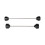 Front Rear Wheel Sliders Axle Fork Crash Protector Pads Swingarm Spools for  450NK 450SS 450SR 1