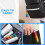 Pill Organizer-Weekly Pill Box-Metal Pill Box 7 Day Waterproof-Travel Pill Case - Stackable Pill Container 2 Pack 6