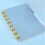 20 Pieces Gold Discs Binder Rings Plastic Book Binding Discs for Notebook and Planner Scrapbooking (Gold) 3
