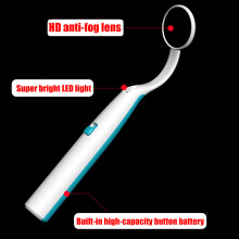LED Dental Mirror with Light, Portable Inspection Tool 14cm