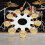 Professionele percussieset accessoire Shimmer Bell met messing 6