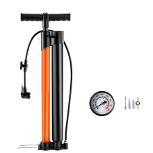 Bicycles Floor Pump High Pressure Floor Pump Inflator-Ora nge