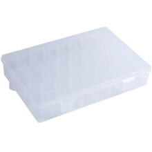 24 Compartment Slot Storage Box Practical Adjustable Plastic Case For Bead Rings Jewelry Display Organizer Storage Box Tool Container