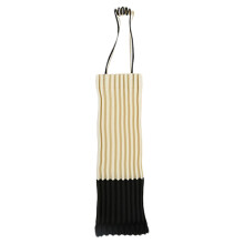 Japanese Style Pleats Please Casual Tote Bag Canvas Large Capacity Me Shoulder Bag Issey Vertical-Pleats Miya Candy Color Black