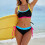 Comfortable Swimsuit Set Separate Top Bottom Swimming Suit-2 S 7