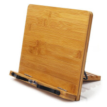 Adjustable Book Holder Tray and Page Paper Clips-Cookbook Reading Desk Portable Sturdy Bookstand-Textbooks Book Stands-Music Books Tablet