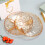Snack Serving Tray Luxurious Plate Fruit Nuts Sweet Kitchen Candy Storage Tray with Lid(B) 3