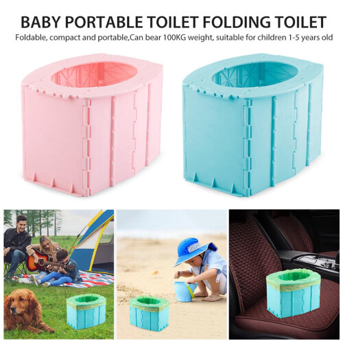 Zusammenklappbare Reise-Toilette