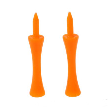 250Pcs 70Mm Castle Tees (Orange)
