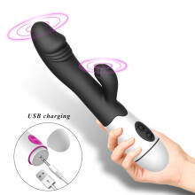 Dual-Motor G-Punkt Rabbit-Vibrator 30 Geschwindigkeiten für ultimatives weibliches Vergnügen