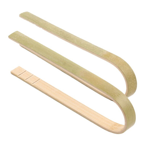 Pacote de 120  PinçAs de Bambu, PinçAs DescartáVeis De 4 Polegadas, -UtensíLios de Bambu DescartáVeis EcolóGicos PinçAs de Torrar 1