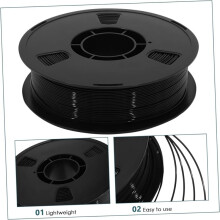 Filament ABS 1,75 mm pour Impression 3D, Bobine Enroulée Proprement, 1 Kg/2,2 Lbs, Filament Haute Précision pour Imprimante 3D